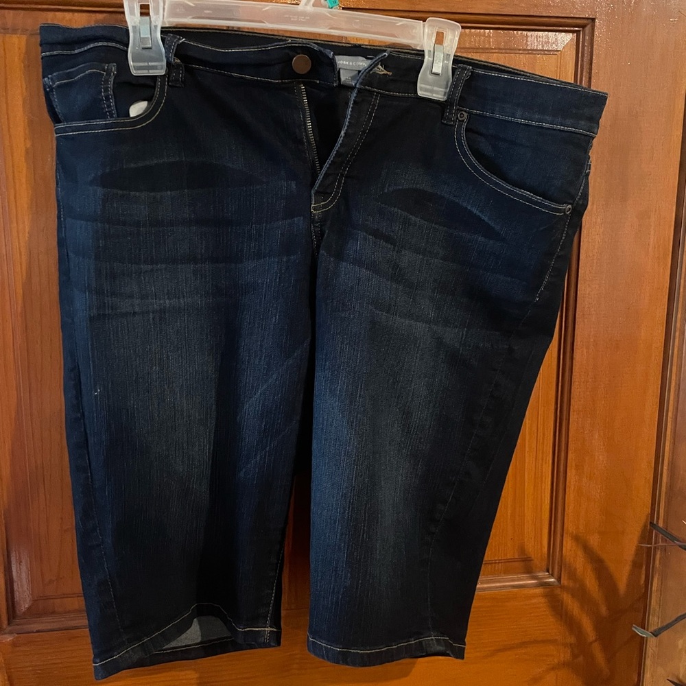 Plus Size Denim shorts